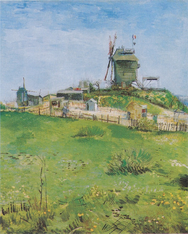 Segunda Imagen de molinos pintados por Van Gogh obtenida de Internet